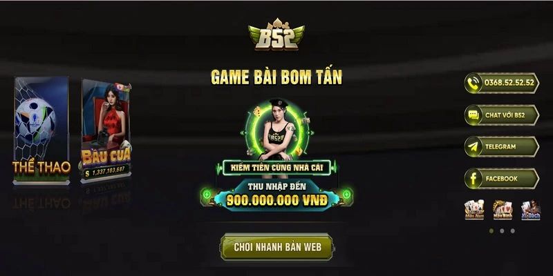Các tính năng nổi bật tại B52 Club