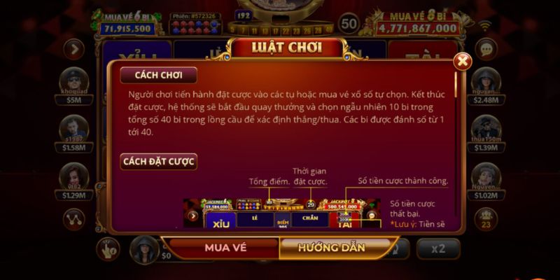 Cách chơi Keno Lộc Phát B52 Club chi tiết